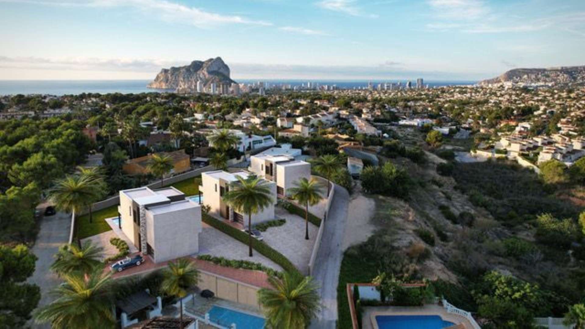 Nieuwbouw villa's met prachtig uitzicht op Calpe